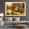5D Full Round Square Diamond Painting Farmhouse Landscape Diamond Embroidery Mosaic Art Painting Cross Stitch DIY Home Decoration Gift