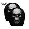 Breathable Car Interior Accessories 2Pcs Halloween Headrest Covers, Creepy Ghost Face Seat Universal Fit Protector, Auto Decor for SUV Truck