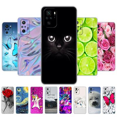 For Xiaomi Redmi Note 10 10S Case 4G 5G Silicon Soft Tpu Back On Redmi Note 10 Pro Global Phone Cover Note10 S Bumper Etui Funda