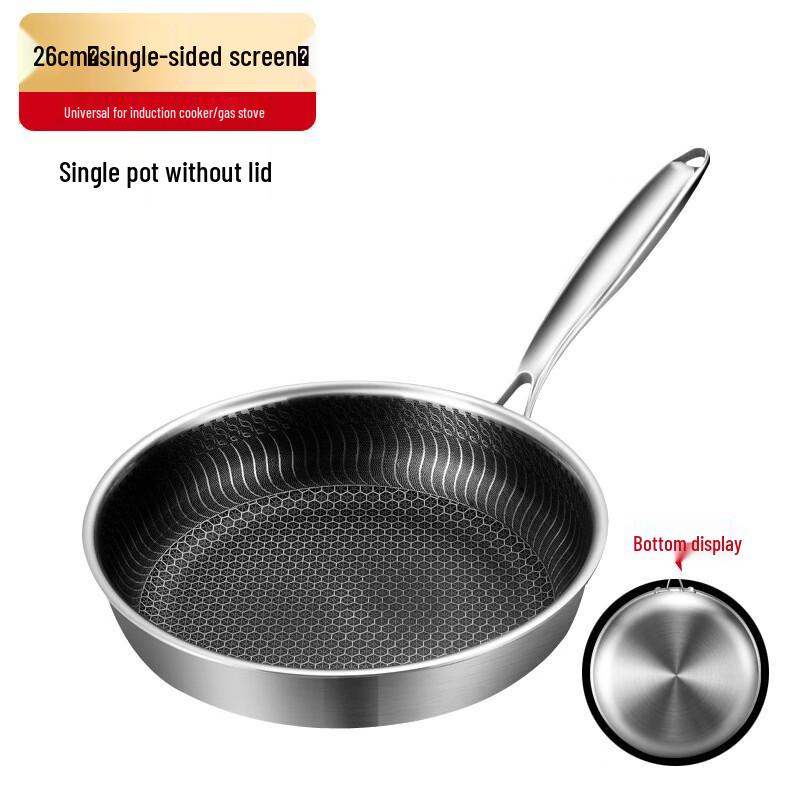 Handun 316 Stainless Steel Non-stick Frying Pan