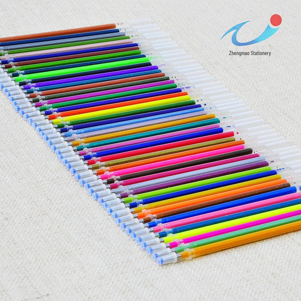 Multicolor Neutral Pen Refills: Glitter, Fluorescent, Pastel - 12, 24, 48, 100 Colors
