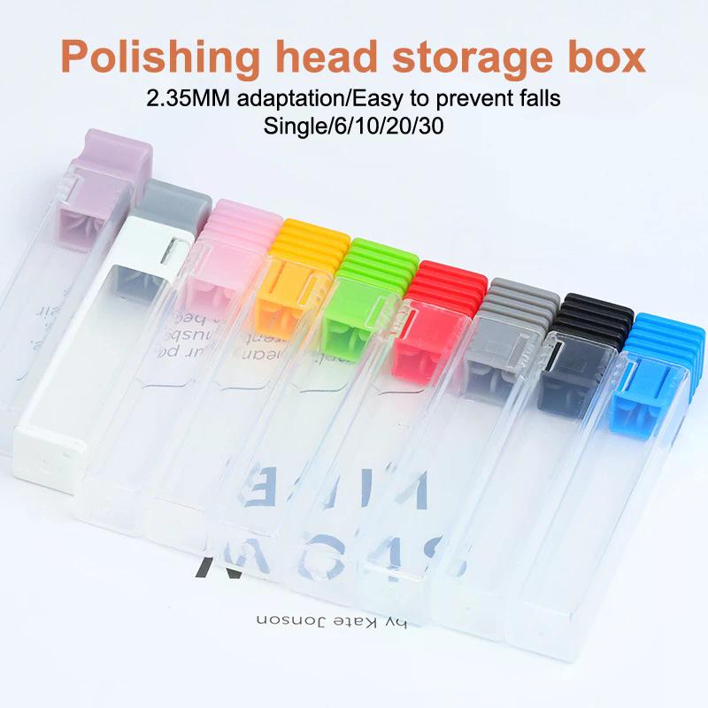 1/5 Pcs Nail Art Drill Display Stand Storage Box Drill Bit Milling Cutter Accessories Box Nail Art Tools