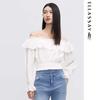 Romantic Off-Shoulder Women's Blouse