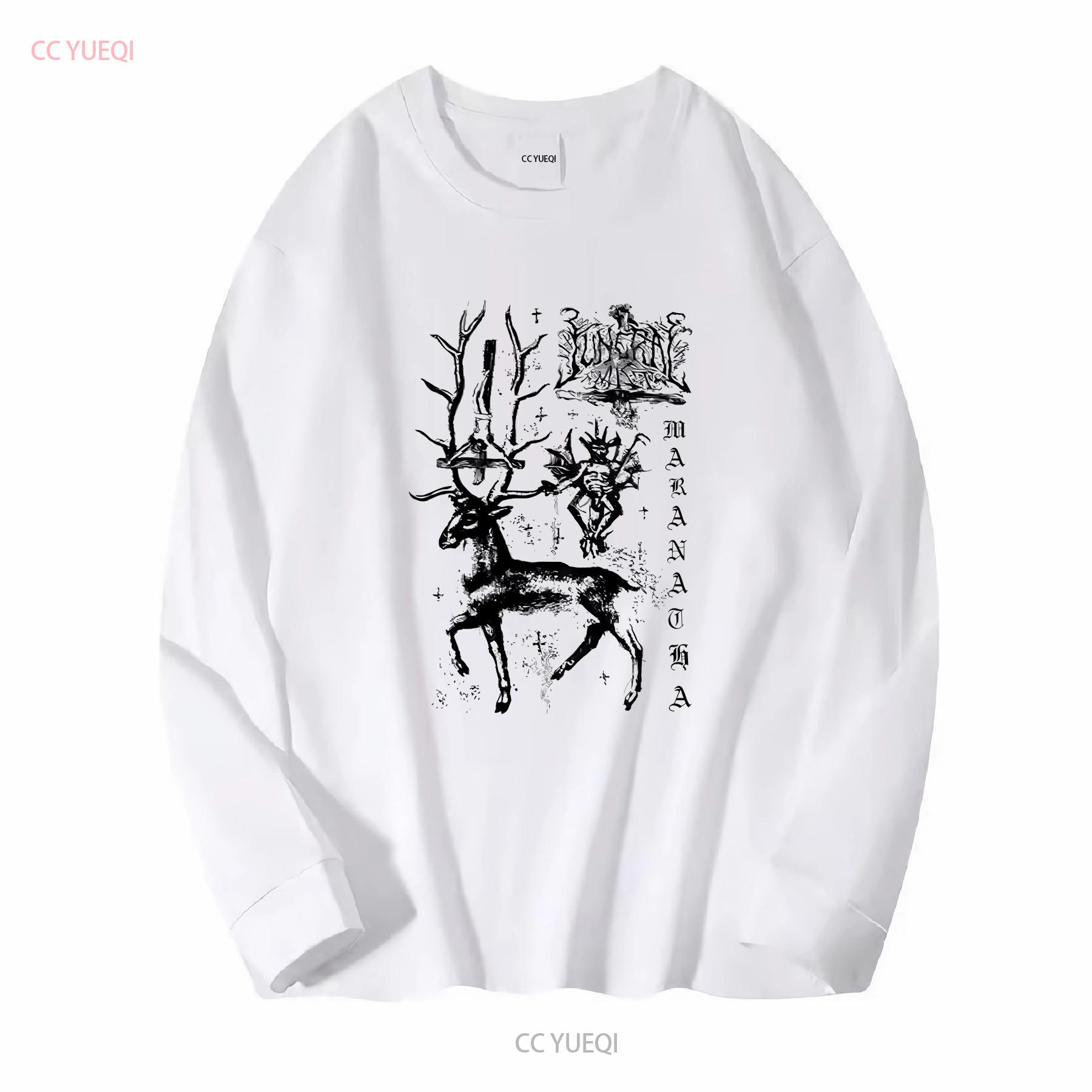 

Funeral Mist Maranatha T Shirt White Fullsize S 5XL Double Side vintage Washed designer clothes streetwear Unisex Versatile M