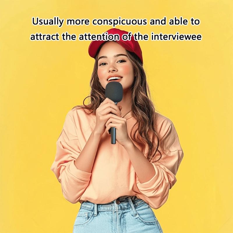 Portable Interviews Microphone Adapter Stick With Enhances AntiNoise Function For Journalists And Content Creators