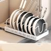 Lilang Kitchen Pull-Out Pot Lid & Seasoning Storage Rack