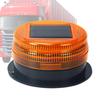 1pc Solar Power LED Magnetic Warning Light for Car Tractor Truck Strobe Beacon Amber PoliceLamp Emergency Signal Night Sensor