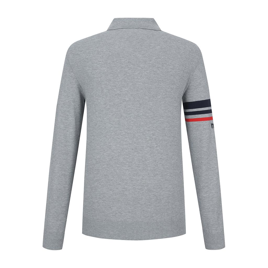 MARTINE GOLF Sleeve Color Matching Sweater_M/Grey (Men)