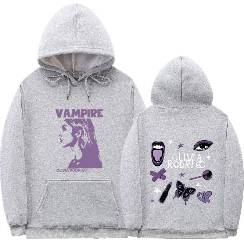 Felpa con cappuccio Guts Olivia Rodrigo, maglione sportivo a coste fondo autunno e inverno da uomo e da donna