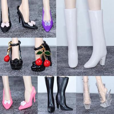 30cm 1/6 Doll Shoes New Original Quality High Heels Shoes 10 Styles Super Model Boots Doll Accessories