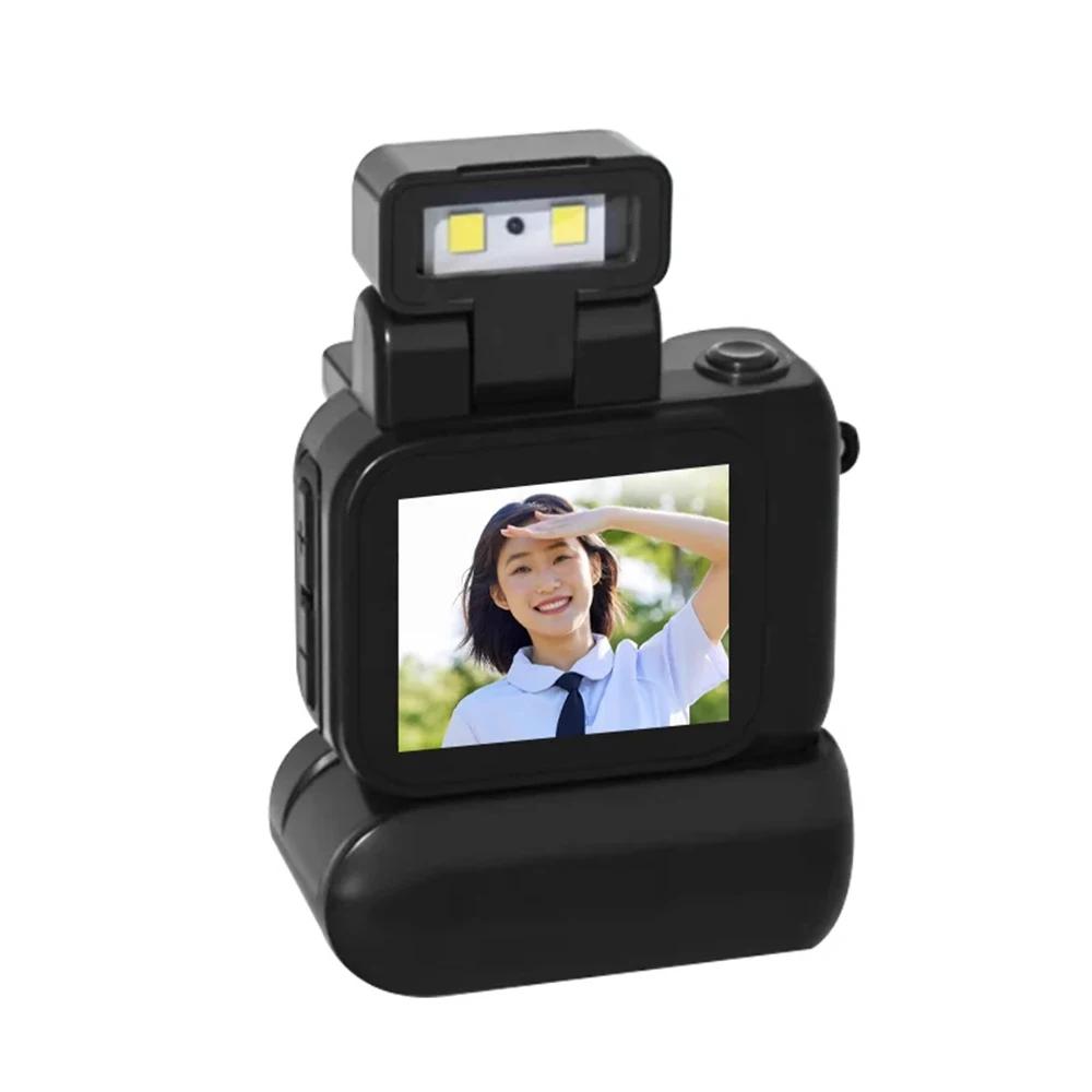 HD 1080P Mini Camera Portable Monoreflexes Style Cam CMOS With Flash Lamp Battery Dock Video Recorder LCD Screen Small Camcorder