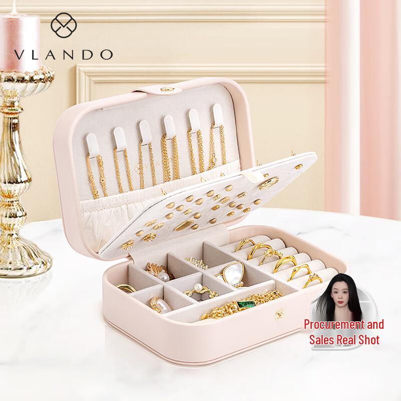 VLANDO Portable Leather Jewelry Organizer