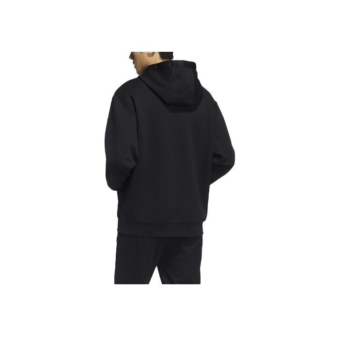 Adidas Neo Casual Pattern Print Loose-Fit Hoodie Men Tops Black GP4790