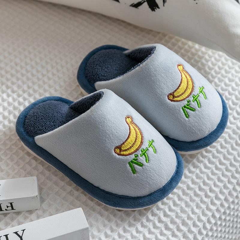 

Kids Slippers Winter Warm Home Shoes New Children Fall and Winter Cotton Slippers Warm Thick Shoes For Girls and Boy 24-25