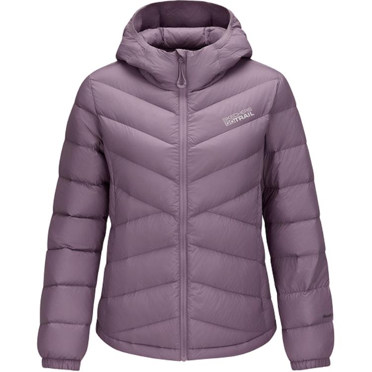 Skechers Серия Outdoor Гипоаллергенная Удобная Однотонная Пуховая Куртка Женская Верхняя Одежда P425W185-03U6 S