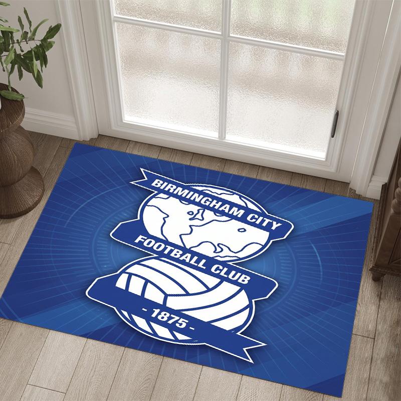 Birmingham City Design Crystal Velvet Carpet Cozy Non?Slip Printed Rug For Bedroom Living Room Entrance