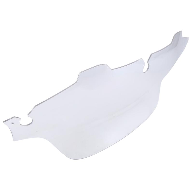 8 Inch Windshield Deflector Wavy Windshield Fairing Motorcycle Accessories Supplies For  Gliding Davidson 94-13 As Shown-A