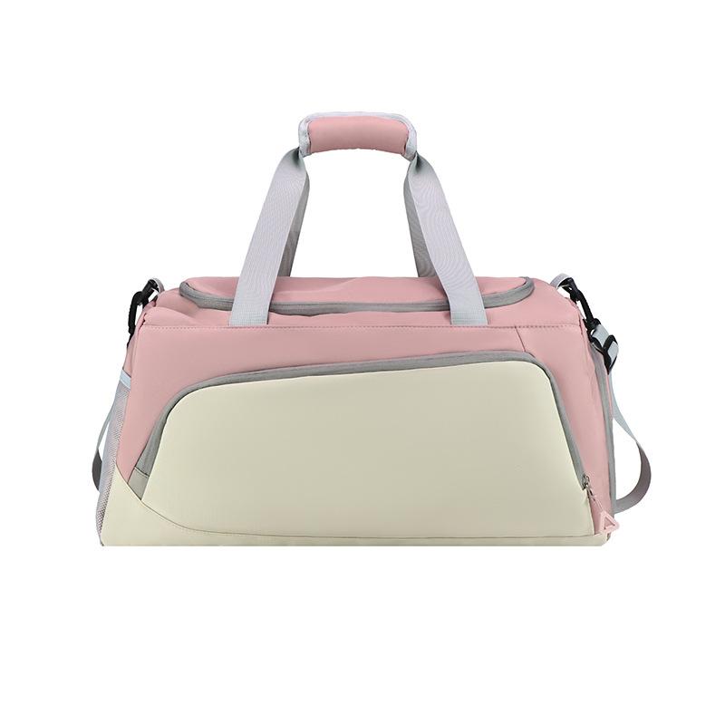 

Модная спортивная сумка для фитнеса для влажных и сухих вещей, простая сумка для прогулок большой вместимости, сумка для йоги, ручная тележка, дорожная сумка