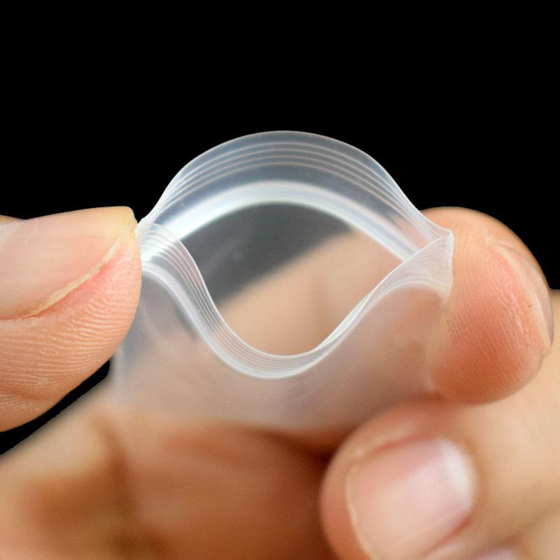 3x4x16 Silk Pouch: Dustproof, Clear, Self-Sealing Bag for Mini Jewelry
