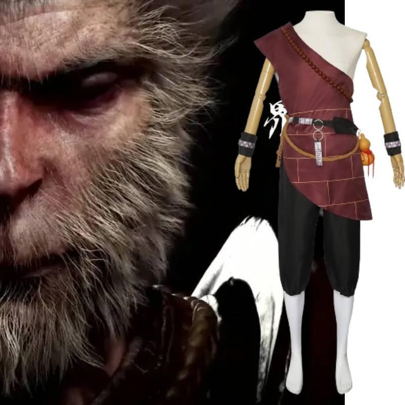 Myth Wukong Black Black Bear Spirit Cosplay Costume Game Role Play Halloween
