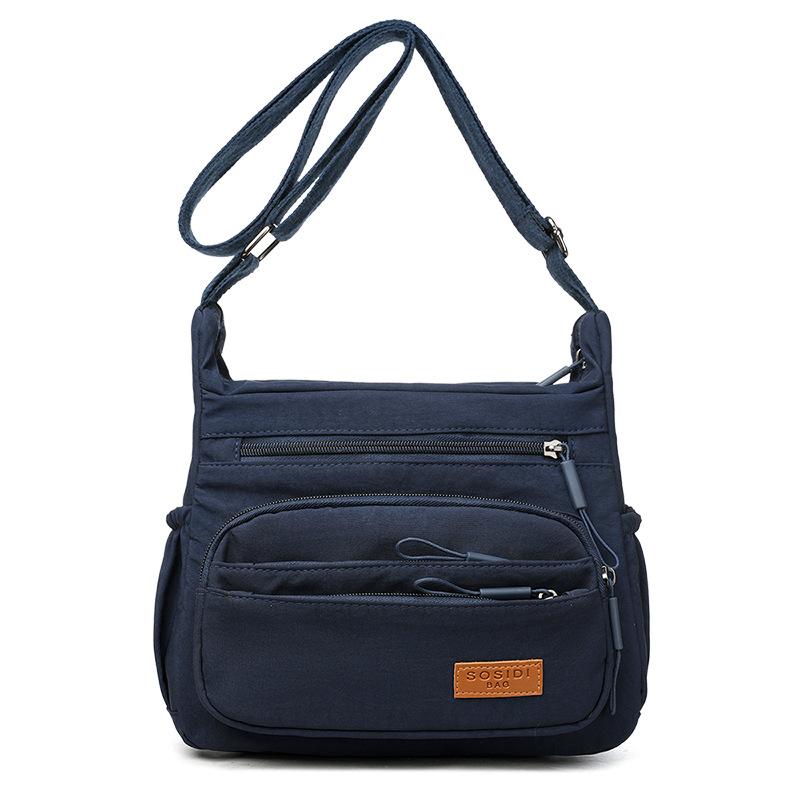 Multi-functional Travel Crossbody Bag Multi-layer Mother Bag Women's Commuter Shoulder Bag