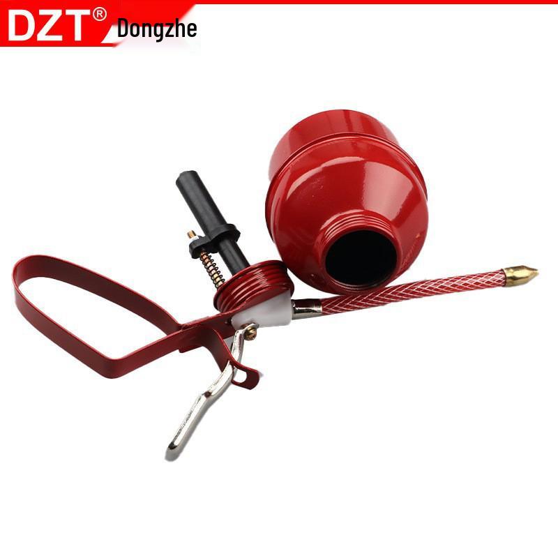 Almotolia Manual de Estilo Americano 300CC/500CC com Mangueira - Pistola de Óleo Lubrificante de Pressão