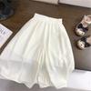 Conjunto de Camiseta sin Espalda para Niñas, Atuendo Infantil de Verano de Moda, Pantalones Blancos de Pierna Ancha, Conjunto de Dos Piezas a la Moda