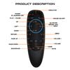 G10  Remote Control   5.0   Mouse IR Learning Gyroscope Wireless Infrared Remote Control for   TV Box HTPC PCTV
