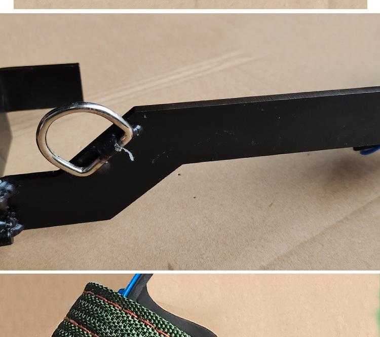 Tree Climbing Tool: Upright Foot Spikes with Large Bend and Wasp Foot Buckle Iron Shoes