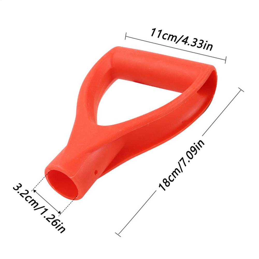 Snow Shovel Handle D-Shaped Grip Plastic Shovel Handle Replacement Ergonomic D Grip Hanlde For Digging Raking Snow Scoop Yard