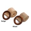 Casual Wide Dress Belt Shirt Round Wooden Buckle Straw Belt Elastic Waist Chain Belly  Body Jewelry