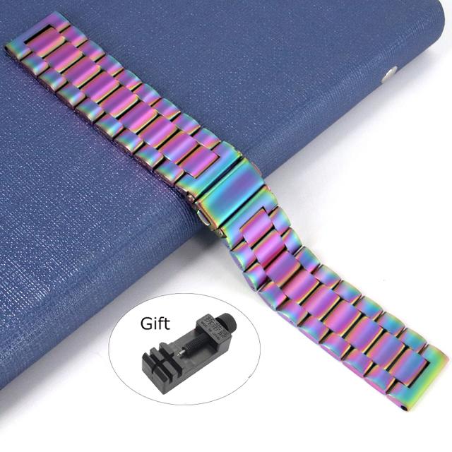 Stainless Steel Strap for Samsung Galaxy Fit 3 Metal Strap For Galaxy Fit 3 SM-R390 Correa