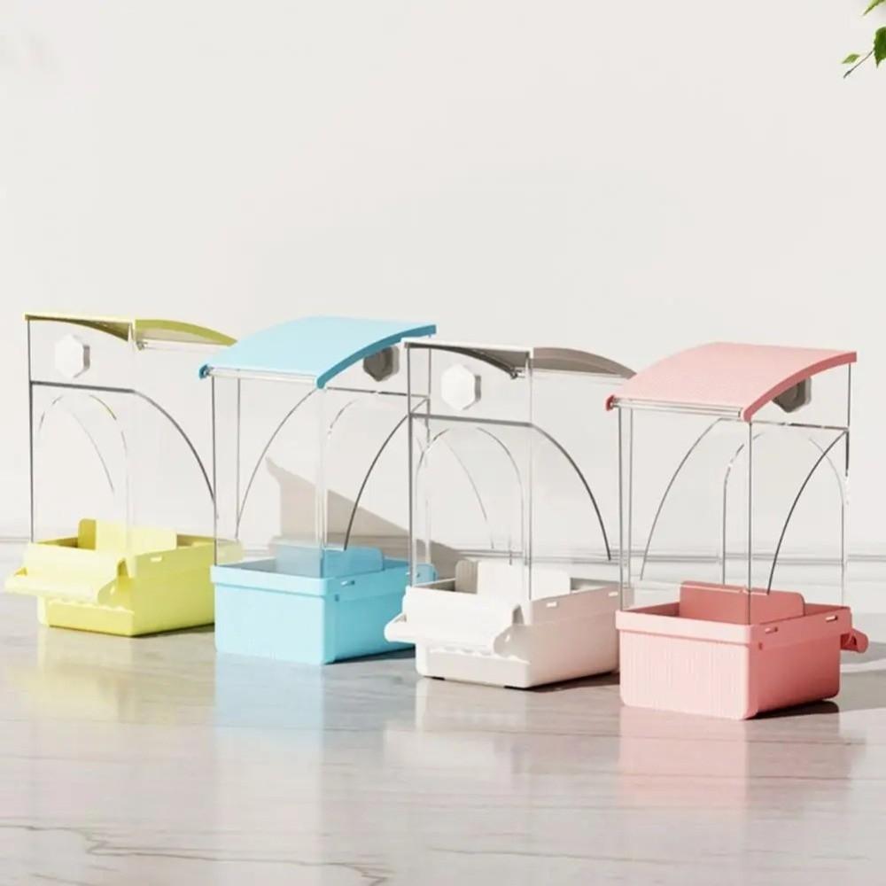 Weather-Resistant Bird Feeder Large Capacity Shake-Resistant Feeder Transparent Feeder  Garden