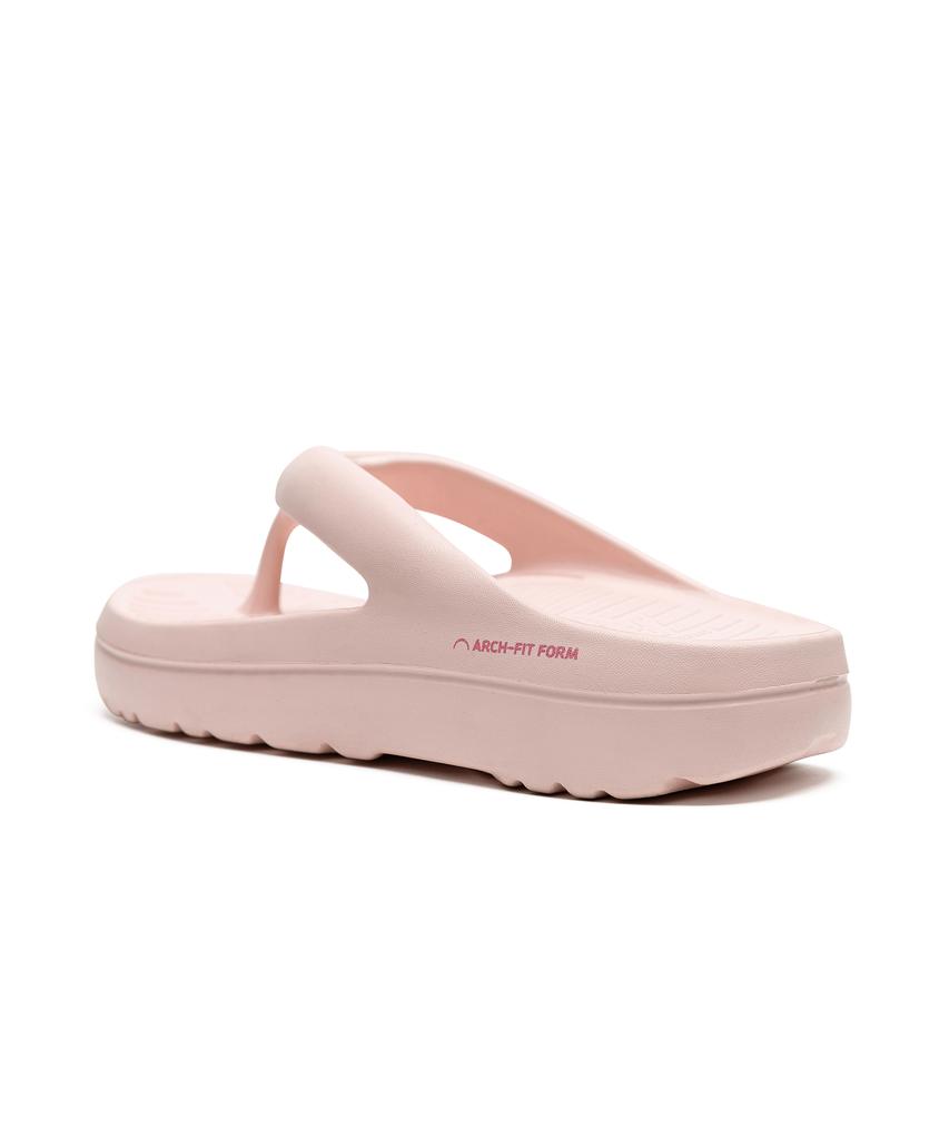 Akiii Classic Arch-Fit Foam Flip-Flops Strawberry Milk