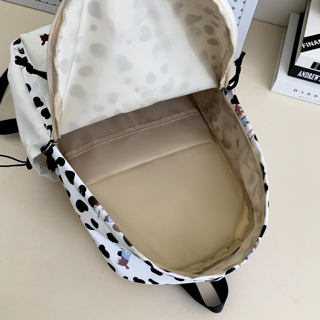 School Bag Korean Style INS Cartoon Cute Backpack for Women, Large Capacity for Elementary and Middle School Students, Casual Fashion Backpack