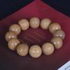 Men's Six-Way Red Sandalwood Huanghuali Bracelet with Prajnaparamita Heart Sutra Carvings - Buddhist Bead Design
