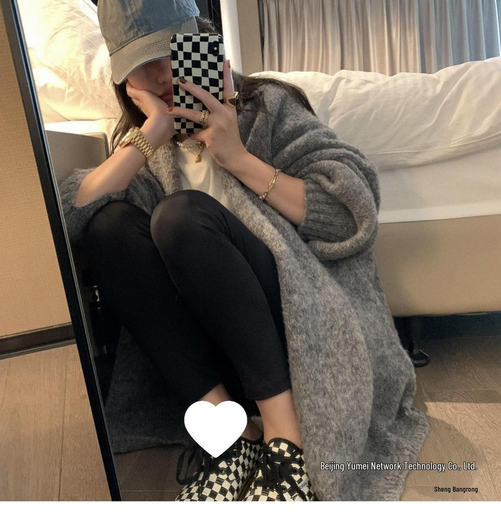 Spring & Autumn Soft Knit Cardigan for Petite