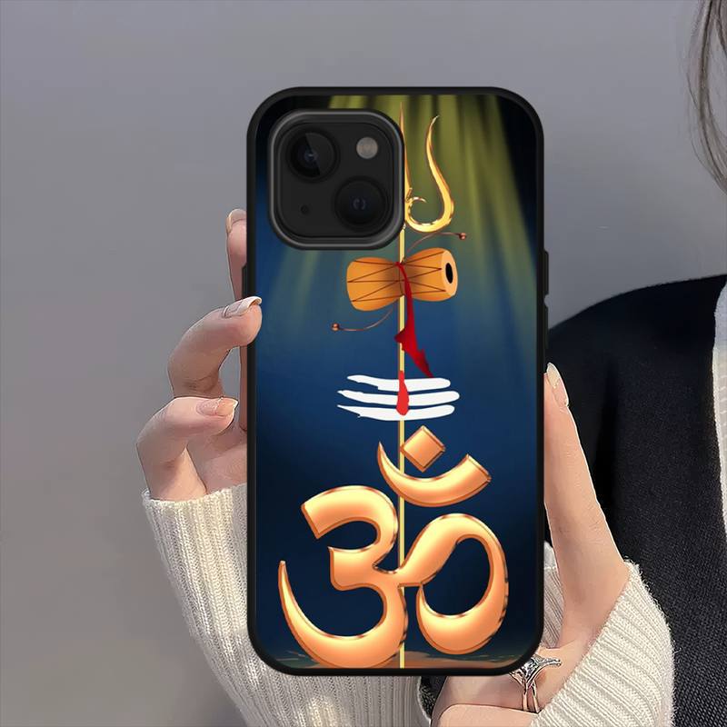 Lord Shiva Hindu God Buddha Phone Case For iPhone Mini 11 12 13 14 15 16 Pro Max Plus Shell