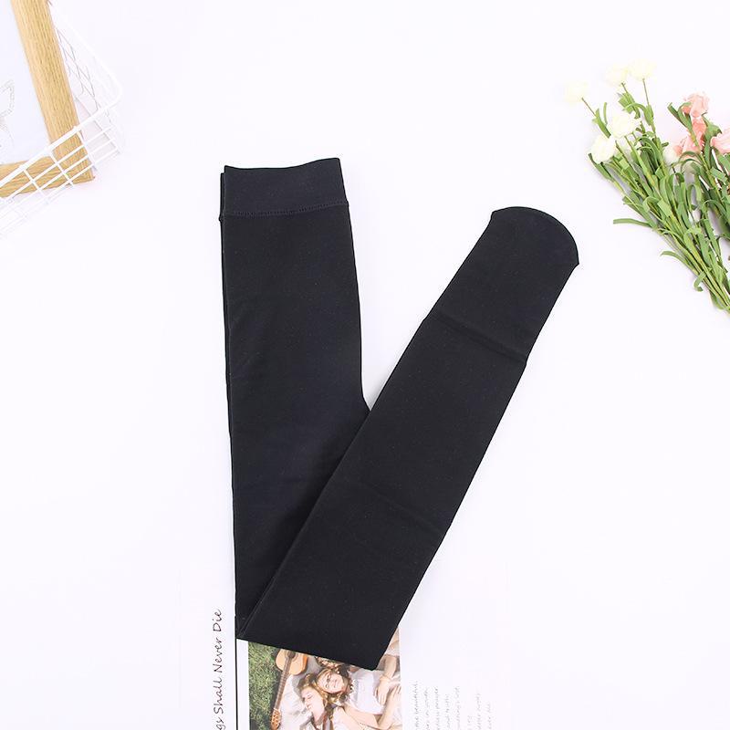 

Колготки из нейлонового меха «драконий коготь»: Плюс бархатные теплые леггинсы осень/зима Single crotch (80-130 catties) чёрный