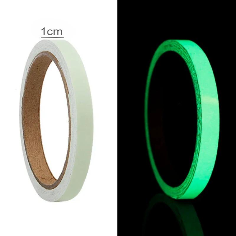 

1-5 шт. Светящаяся лента Светящаяся лента Зеленая Предупреждающая Напольная Лампа Аккумулирующая Лестничная Противоскользящая Наклейка Светоотражающая Флуоресцентная Лента 1PC(Width 1cm)