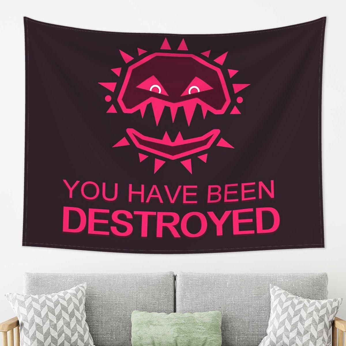 

JSAB Annihilate Just Shapes And Beats Blixer Tapestry Wall Hanging Aesthetic Home Decoration Tapestries for Dorm Room 74x94cm(29x37in)