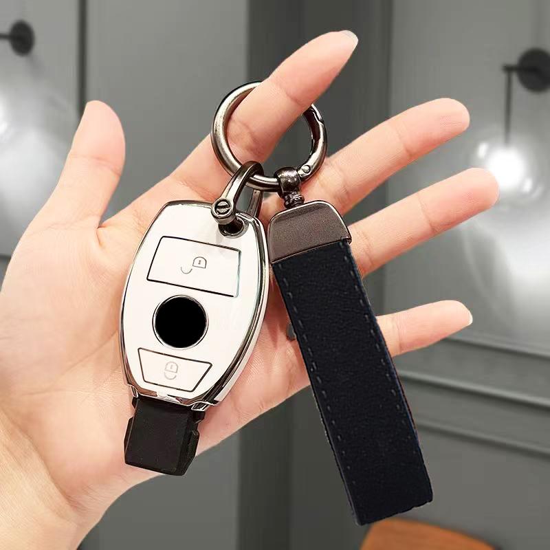 Shell For Mercedes Benz Cla Glc Glk W203 W212 C180 Glk300 Cls Slk W205 W212 X166 W176 W211 W204 W222 W463 Tpu Car Key Case Cover