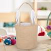 Easter Bunny Basket Bag Ear Gift Pouch Fashion Lightweight with Round Bottom for