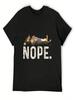 Nope Lazy Dachshund T-Shirt Hippie Clothes Tshirts Personalised Cheap Stuff Funny T Shirts For Unisex