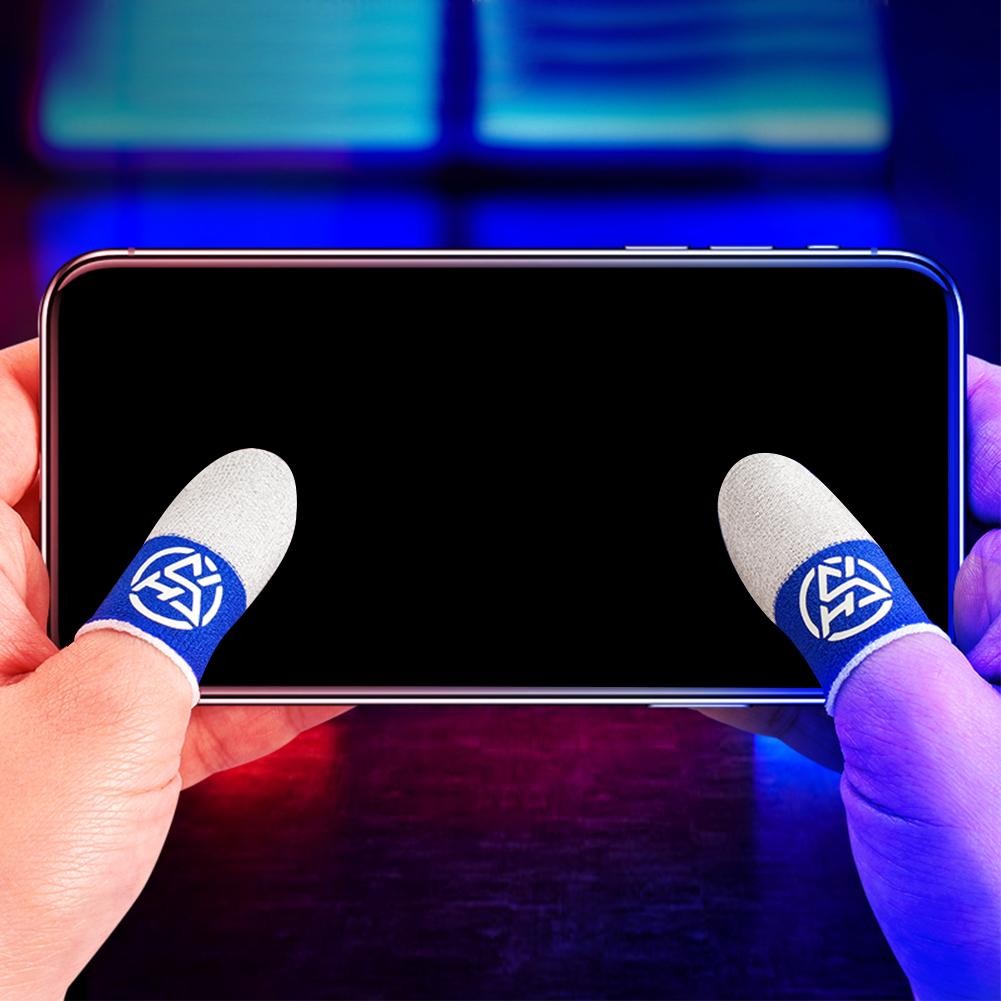 5Pairs Mobile Game Fingertip Gloves Sweatproof Anti-slip Touch Screen Finger Sleeve Breathable Gaming Fingertip Cover For Gamer