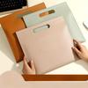 A4 PU Aktentasche, Aufbewahrungstasche für Geschäftsordner, Konferenzmappe, Informationshandbuch mit großer Kapazität, hoher ästhetischer Wert, aus PU-Material