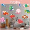 Underwater Birthday Wall Stickers With Starfish Turtles Sharks Design For Kids Party Decorations And Photo Props