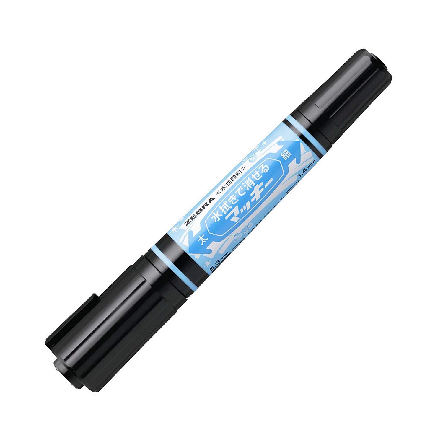 

Ручка Zebra Water Pen стираемая Mackie черная P-WYT17-BK чёрный