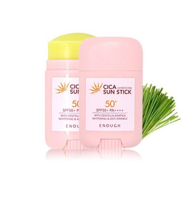 ENOUGH Cica Soothing Sun Stick SPF50+ PA++++ 20g | No White Cast, Calming Care