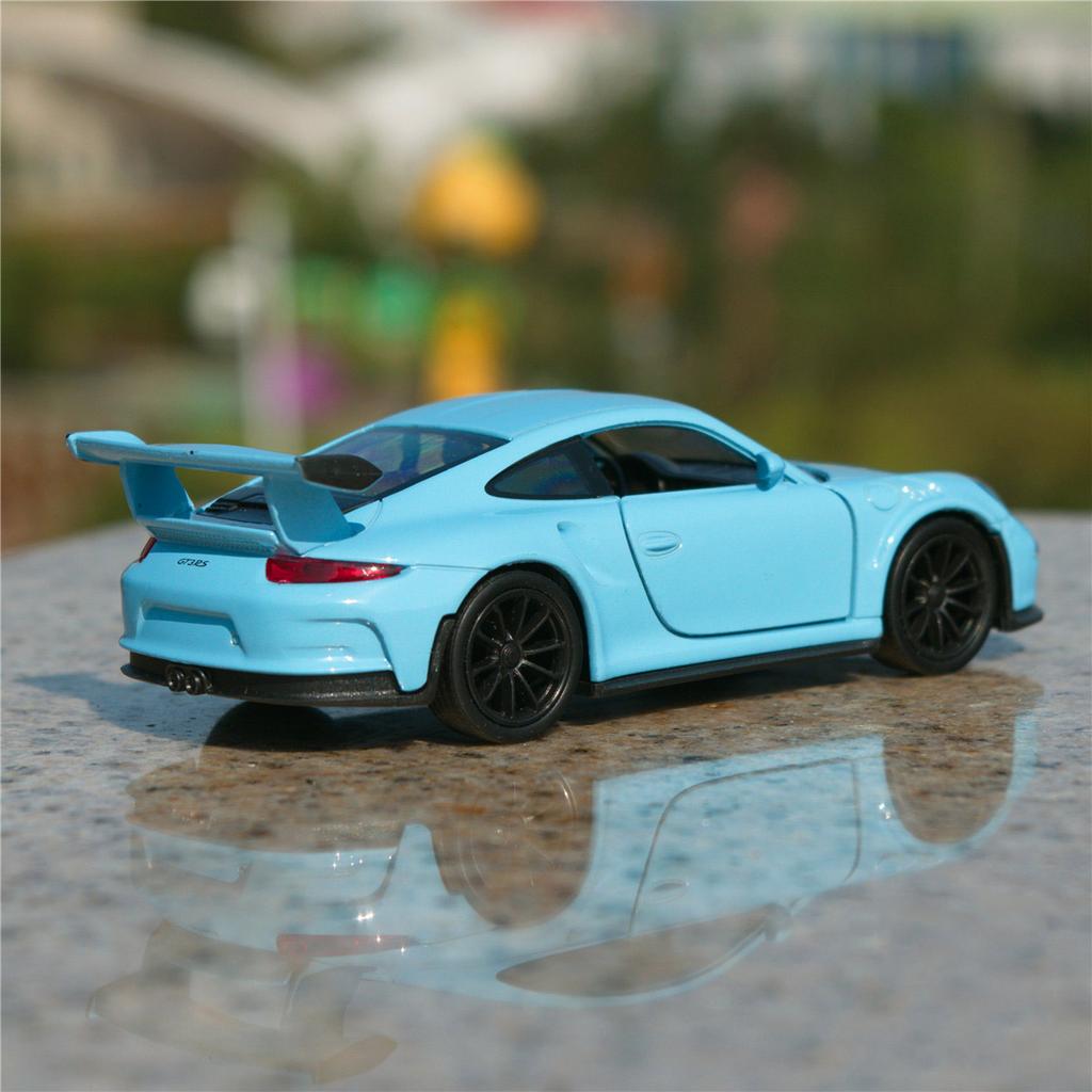 WELLY 1/36 2016 Porsche 911 GT3 RS Alloy Sports Car Model Diecasts Metal Toy Car Vehicles Model Pull Back Simulation Kids Gifts